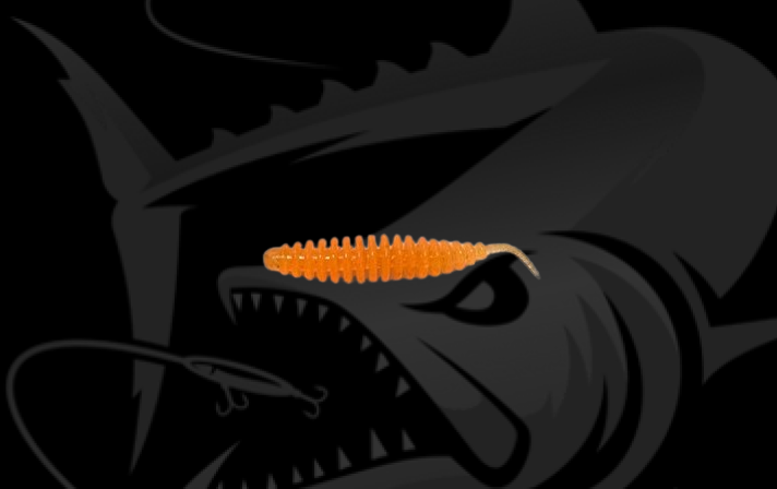 PLUK Hyper Rib Worm 6cm (12 pack)