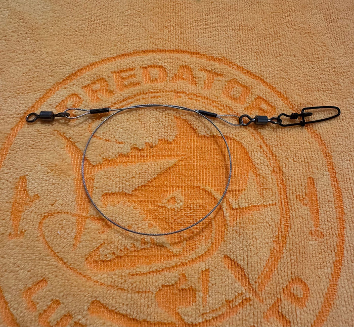 PLUK 50lb 49 strand nylon coated stainless leader
