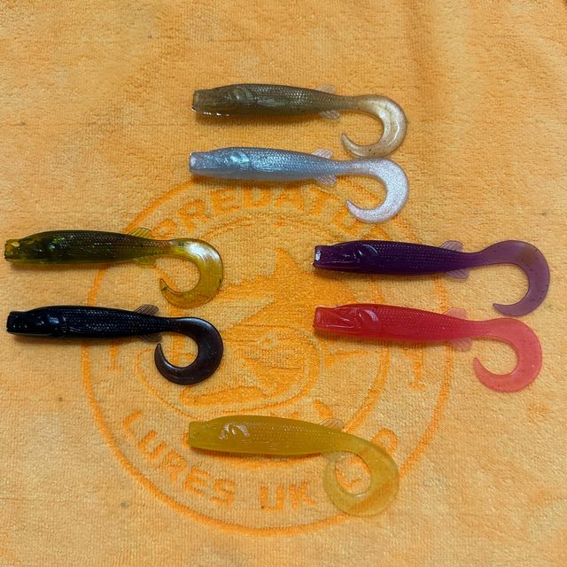 9cm SIGNATURE PIKE CURLY TAIL 3 PACK